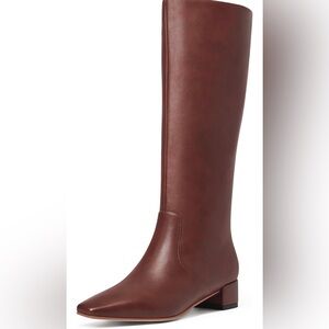 Elegant Brown Knee-High Women's Boots